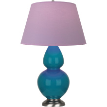 Robert Abbey 1753L - Peacock Double Gourd Table Lamp