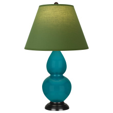 Robert Abbey 1772G - Peacock Small Double Gourd Accent Lamp
