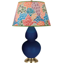 Robert Abbey CT20S - Cobalt Double Gourd Table Lamp
