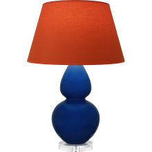 Robert Abbey CT23T - Cobalt Double Gourd Table Lamp