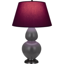 Robert Abbey MCR57P - Matte Ash Double Gourd Table Lamp