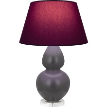 Robert Abbey MCR62P - Matte Ash Double Gourd Table Lamp