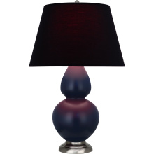 Robert Abbey MMB59K - Matte Midnight Blue Double Gourd Table Lamp