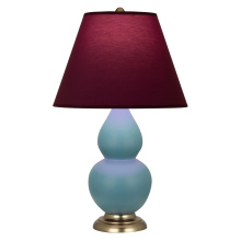 Robert Abbey MOB50P - Matte Steel Blue Small Double Gourd Accent Lamp