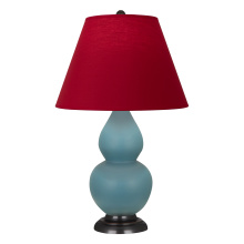 Robert Abbey MOB51R - Matte Steel Blue Small Double Gourd Accent Lamp