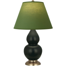 Robert Abbey MOS10G - Matte Obsidian Small Double Gourd Accent Lamp