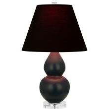 Robert Abbey MOS13K - Matte Obsidian Small Double Gourd Accent Lamp