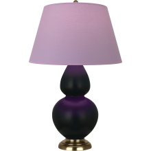 Robert Abbey MOS20L - Matte Obsidian Double Gourd Table Lamp