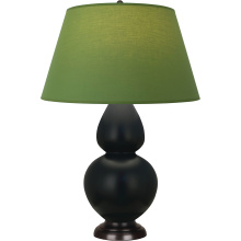 Robert Abbey MOS21G - Matte Obsidian Double Gourd Table Lamp