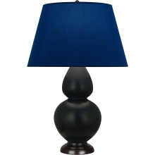 Robert Abbey MOS21N - Matte Obsidian Double Gourd Table Lamp