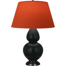 Robert Abbey MOS21T - Matte Obsidian Double Gourd Table Lamp