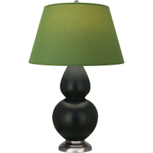 Robert Abbey MOS22G - Matte Obsidian Double Gourd Table Lamp