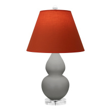 Robert Abbey MST53T - Matte Smokey Taupe Small Double Gourd Accent Lamp