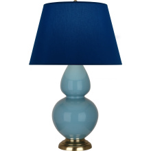 Robert Abbey OB20N - Steel Blue Double Gourd Table Lamp