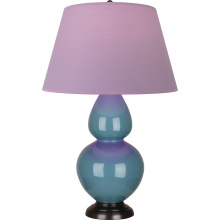 Robert Abbey OB21L - Steel Blue Double Gourd Table Lamp