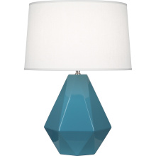 Robert Abbey OB930 - Steel Blue Delta Table Lamp