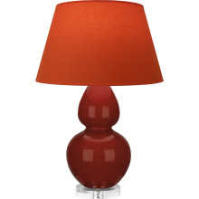 Robert Abbey OX23T - Oxblood Double Gourd Table Lamp