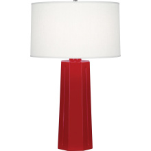 Robert Abbey RR960 - Ruby Red Mason Table Lamp