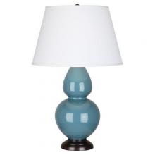 Robert Abbey OB21X - Steel Blue Double Gourd Table Lamp