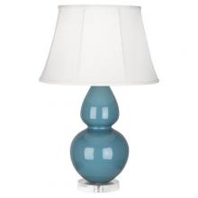 Robert Abbey OB23 - Steel Blue Double Gourd Table Lamp