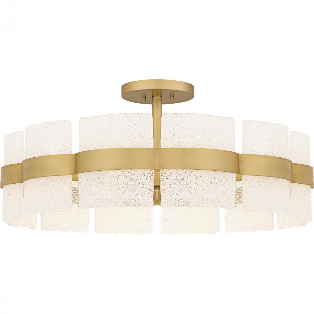 Sweeney 6-Light Soft Gold Semi-Flush Mount