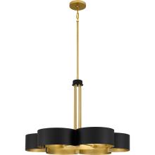 Quoizel BSM5028MBK - Balsam 6-Light Matte Black Chandelier