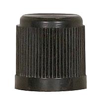 Plastic Dimmer Knob; Black Finish