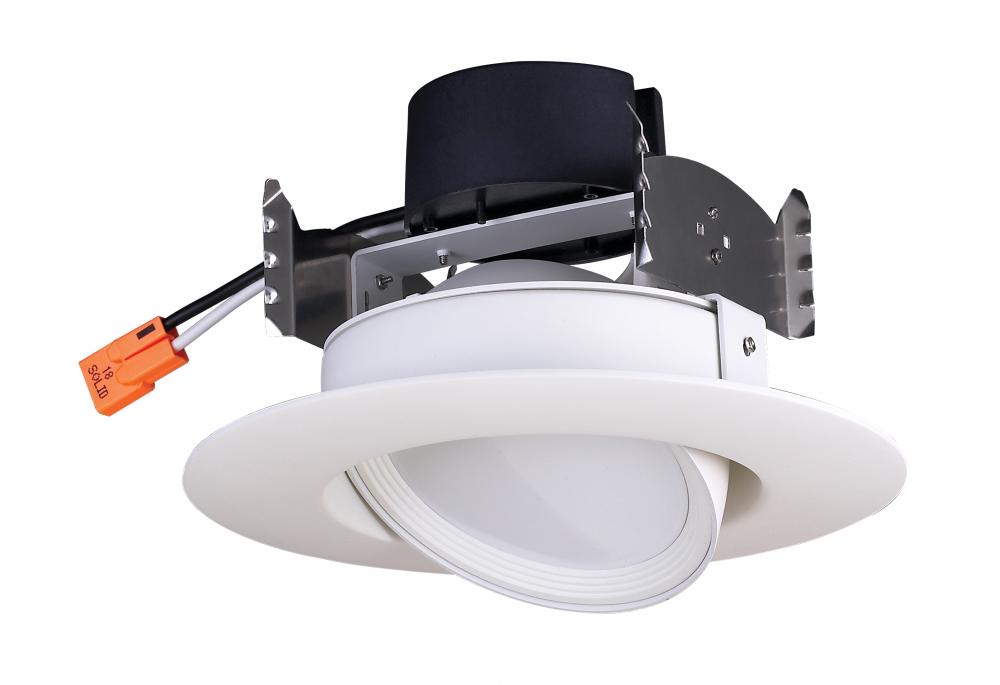 9.5 watt LED Directional Retrofit Downlight - Gimbaled; 4"; 2700K; 40' Beam spread; 120