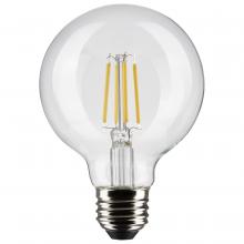 Satco Products Inc. S21237 - 6 Watt G25 LED Filament; Clear; Medium base; 90 CRI; 5000K; 120 Volt