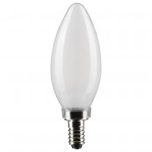 Satco Products Inc. S21270 - 4 Watt B11 LED; Frost; Candelabra base; 90 CRI; 3000K; 120 Volt