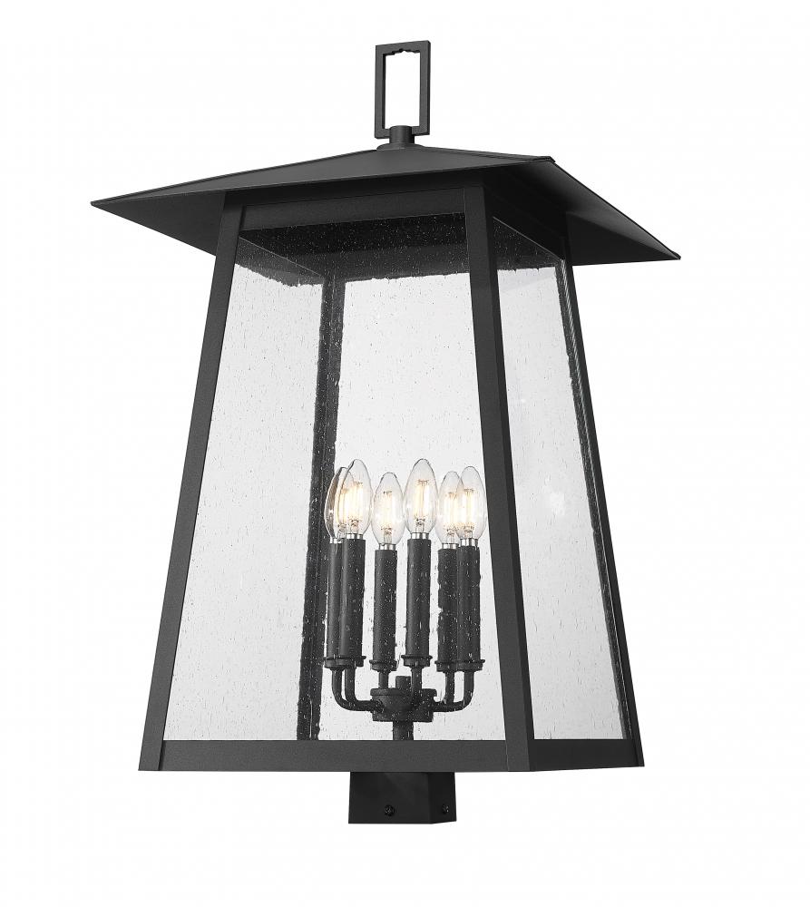 6 Light Outdoor Post Mount Fixture