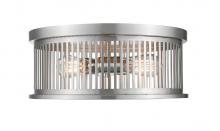 Z-Lite 334F3BN - 3 Light Flush Mount