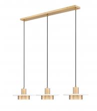 Z-Lite 829P12-3L-MW-MGLD-LE - 3 Light Linear Chandelier