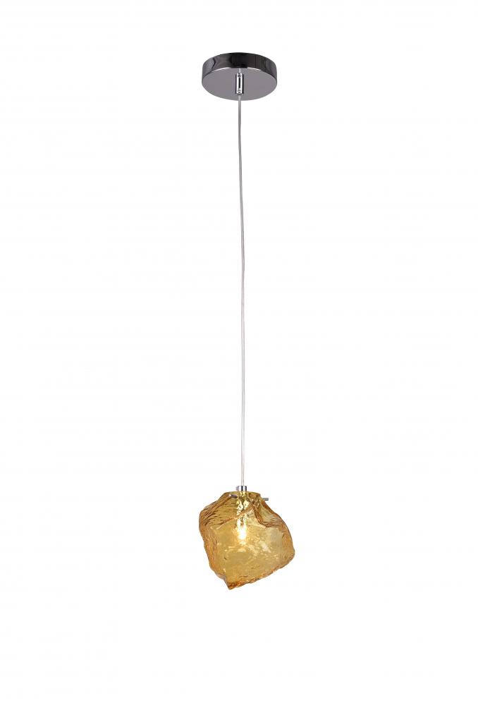 Single Pendant Lighting Amber