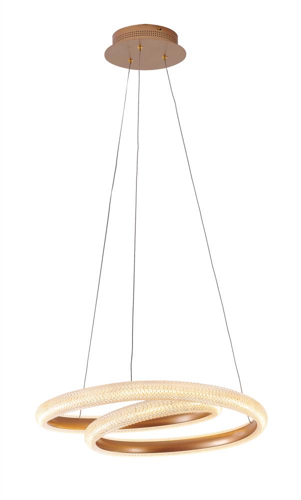 LED Chandelier Gold