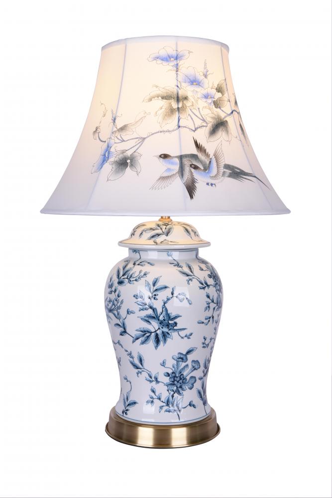 Table Lamp Blue& White