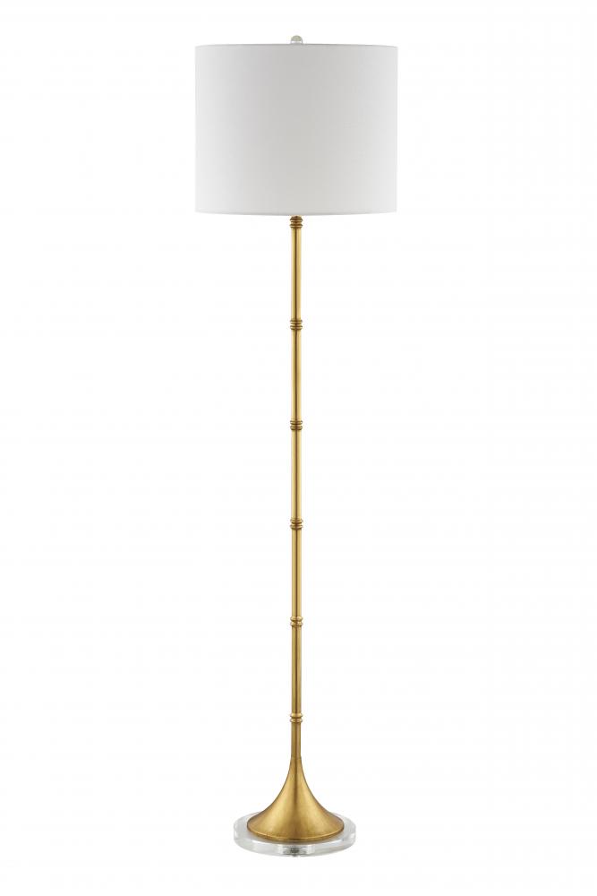 Floor Lamp Metal And Fabric