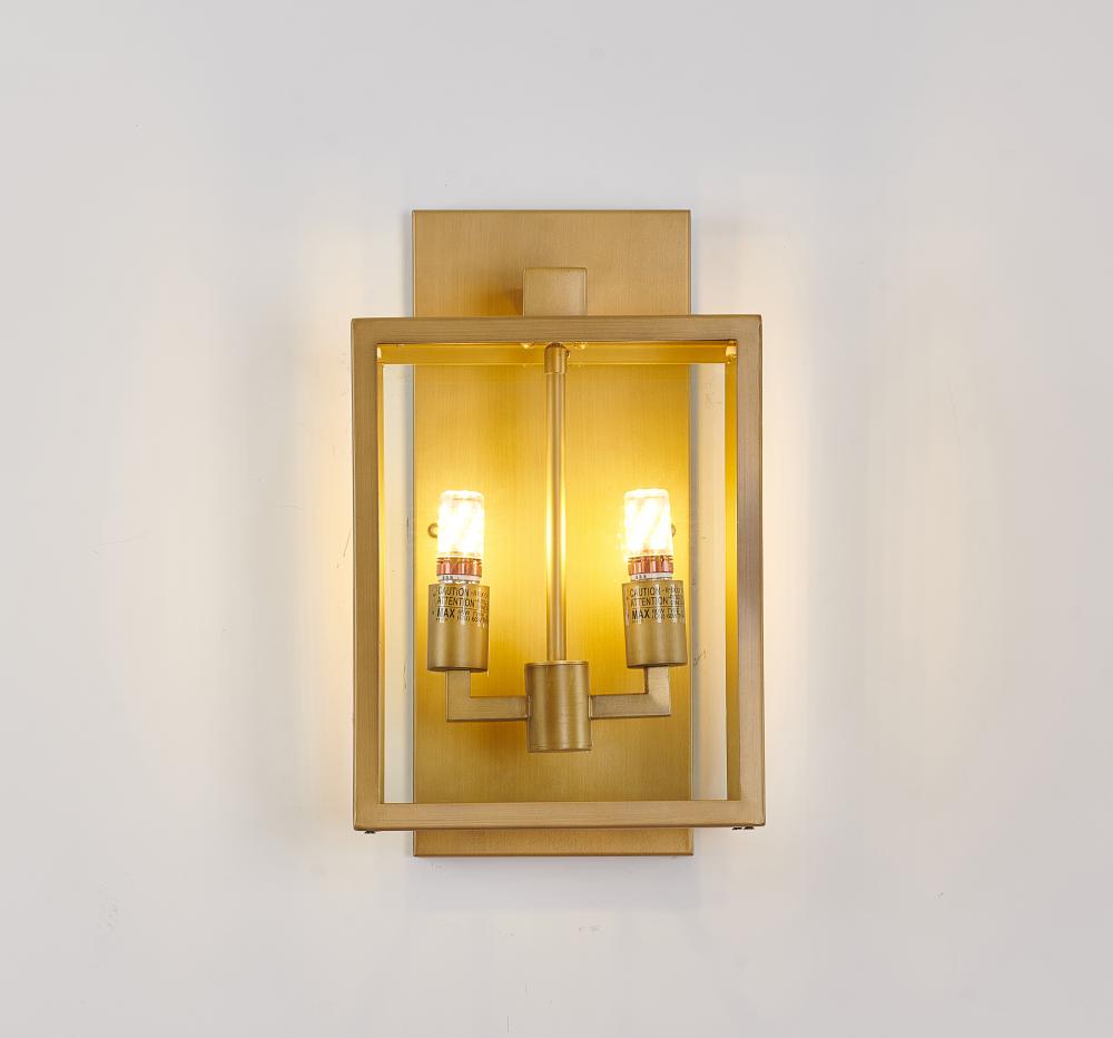 Outdoor Wall Sconce Gold