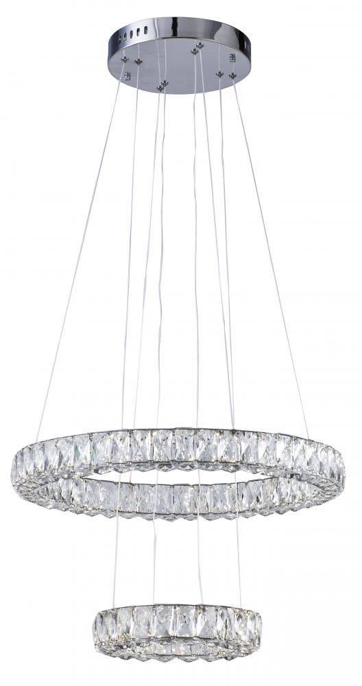 LED Single Pendant Lighting Chrome