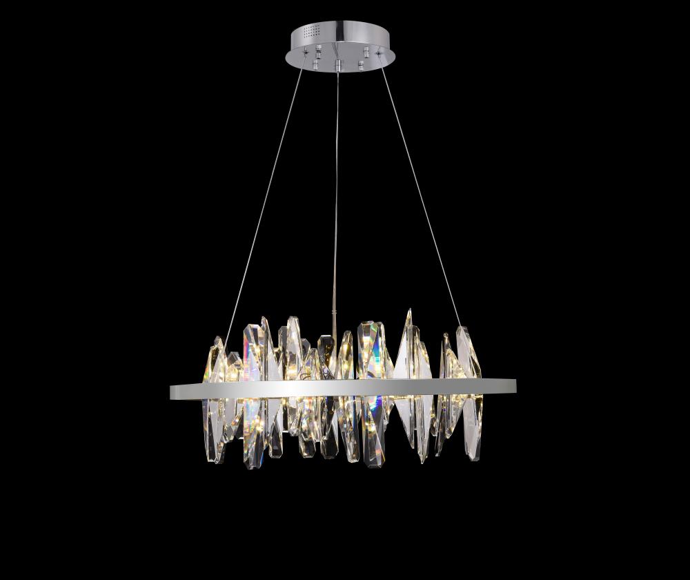 LED Chandelier Chrome