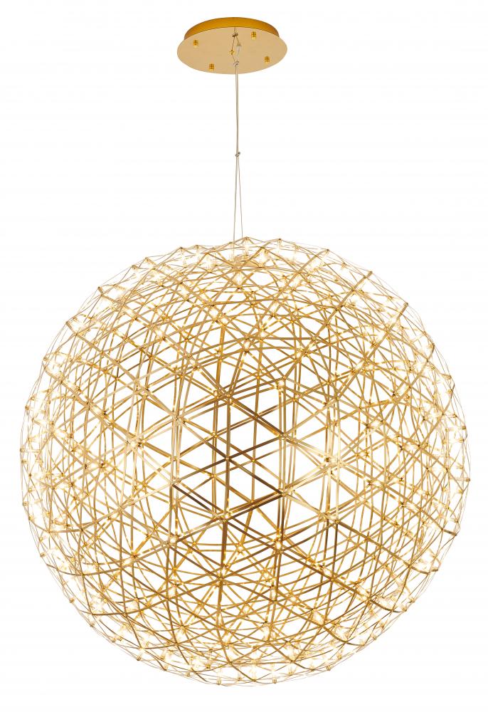 LED Chandelier gold