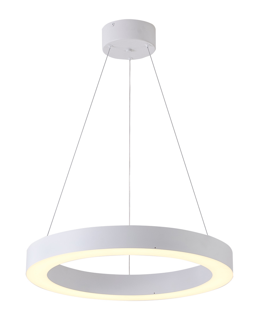 LED Chandelier Matte White