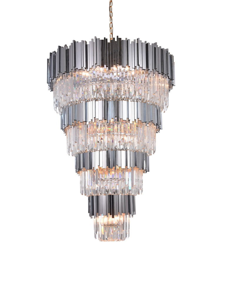 Chandelier Shiny Nickel