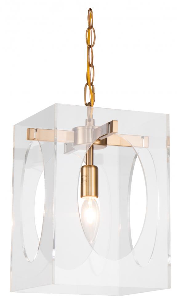 Single Pendant Lighting Antique Brass