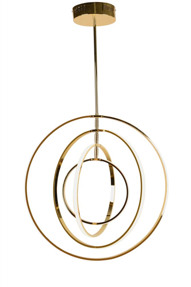 LED Chandelier Gold