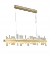 Bethel International MAT04C59G - LED Chandelier Brushed Gold