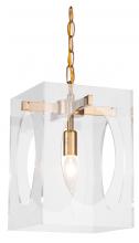 Bethel International TD23P8AB - Single Pendant Lighting Antique Brass