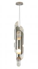 Bethel International ZH02P36CH - Pendant Stainless Steel & Glass