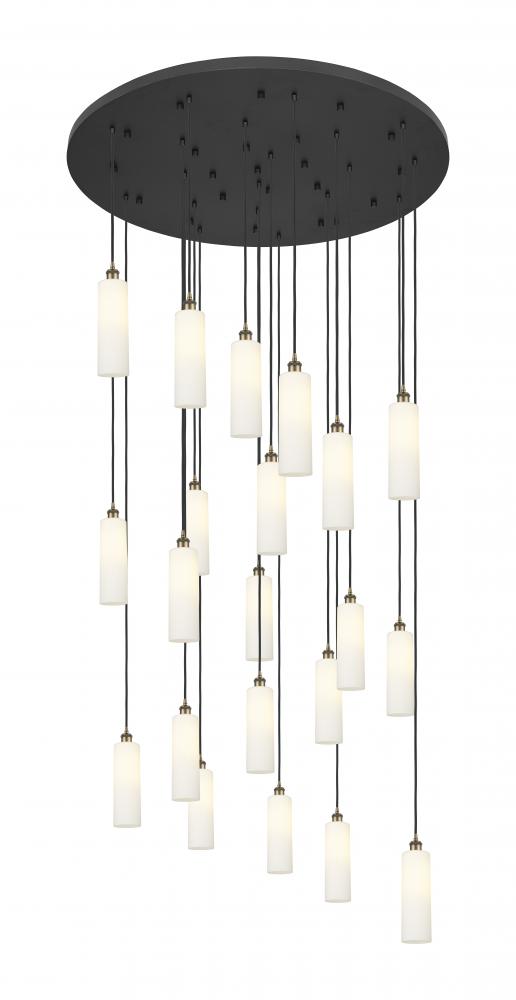 Crown Point - 21 Light - 48 inch - Brushed Brass - Multi Pendant