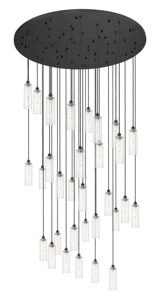 Crown Point - 31 Light - 60 inch - Matte Black - Multi Pendant